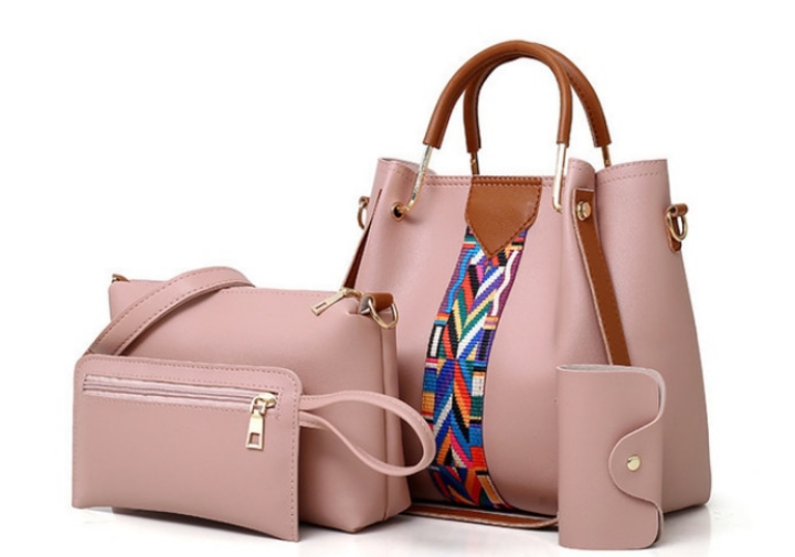 Casual Tote Handbag Rivet Women Bag Single Shoulder Bags Pu Soft Crossbody Bag Fashion 👜